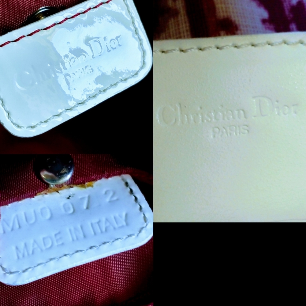 π― Authentic Christian Dior(Made in Italy) Trotter Mini Bag. Pink and White - Picture 5 of 15